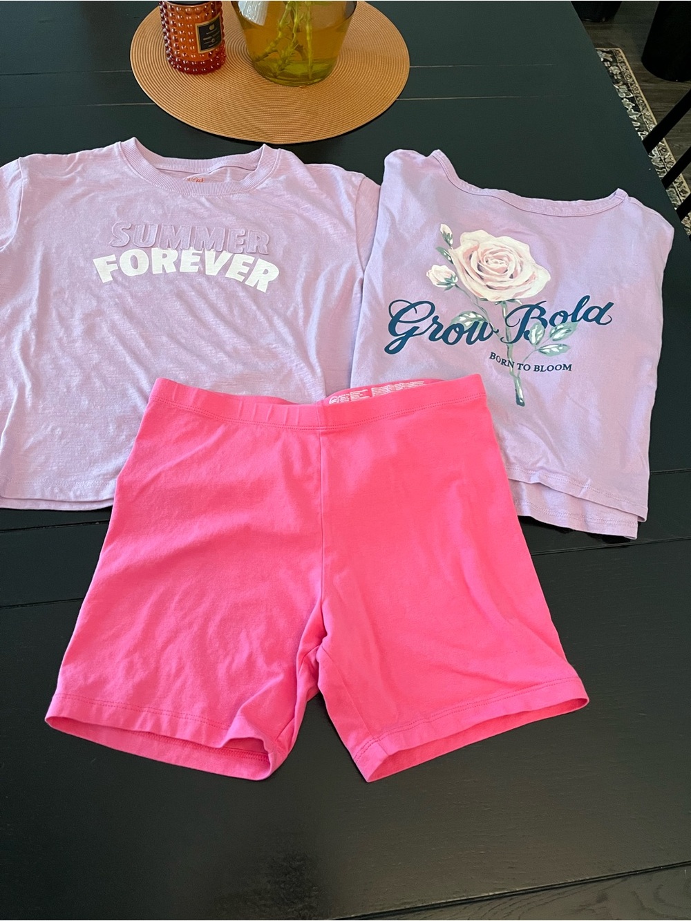 Old Navy Hot Pink Girls' Cotton Bike Shorts